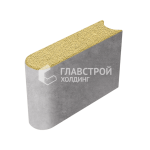 Бортовой камень БРШ 50.20.8, желтый на камне