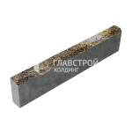 Бортовой камень БР 100.20.8, агат-желтый с гранитной крошкой