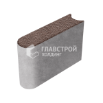 Бортовой камень БРШ 50.20.8, барселона с мраморной крошкой