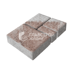 Тротуарная плитка Эпика, хаски на камне, 6 см
