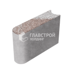 Бортовой камень БРШ 50.20.8, хаски с мраморной крошкой