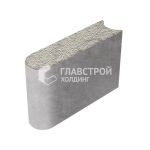 Бортовой камень БРШ 50.20.8, аляска с гранитной крошкой