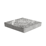 Тротуарная плитка Ромб 3Д, антрацит с гранитной крошкой, 6 см