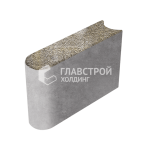 Бортовой камень БРШ 50.20.8, степь с гранитной крошкой