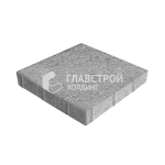 Тротуарная плитка 50х50х7 см, серо-белая на камне