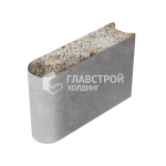 Бортовой камень БРШ 50.20.8, агат-желтый на камне