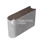 Камень бортовой БРШ 50.20.8, клинкер с гранитной крошкой