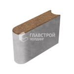 Бортовой камень БРШ 50.20.8, листопад с гранитной крошкой