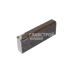 Бортовой камень БР 50.20.8, коричневый с мраморной крошкой